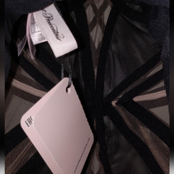 Agent Provocateur Size:32D Cherise Basque  Color:Black - Picture 3 of 4